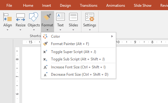 powerpoint shortcuts pdf